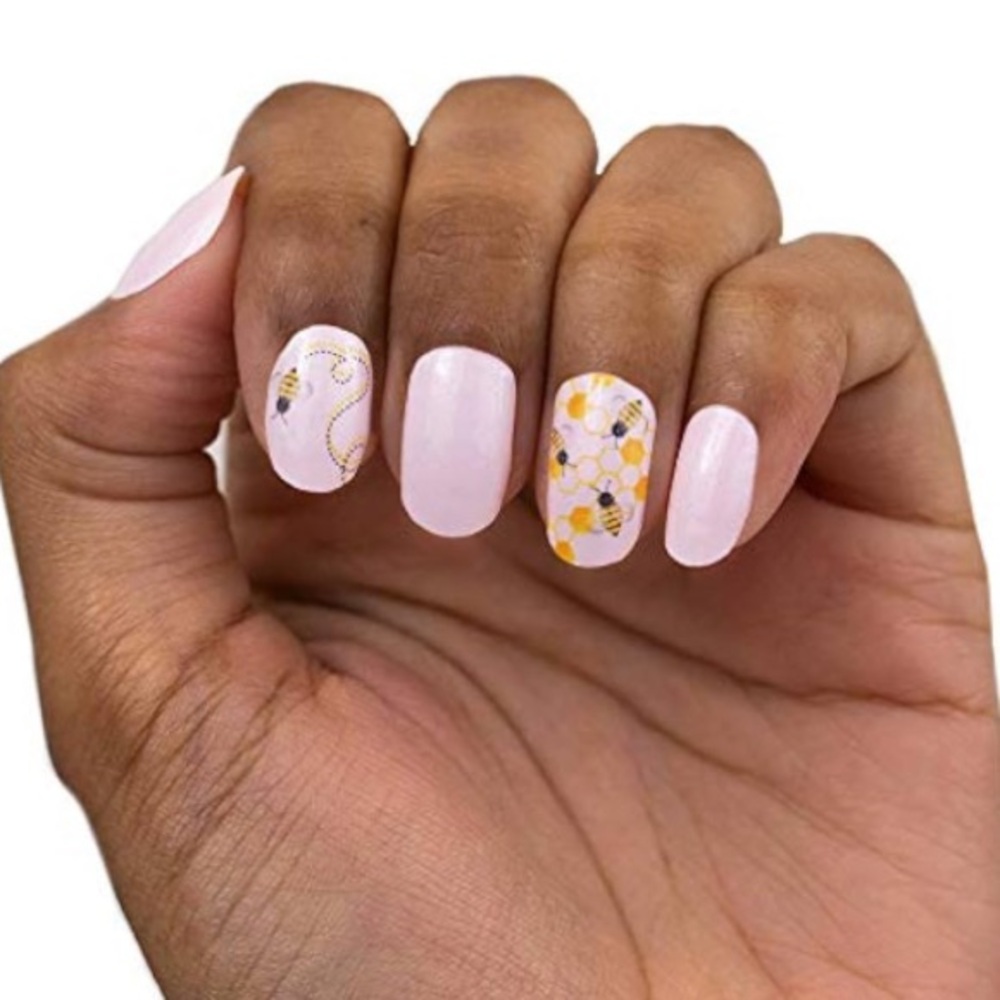 Color Street Bee You nail polish strips NWT